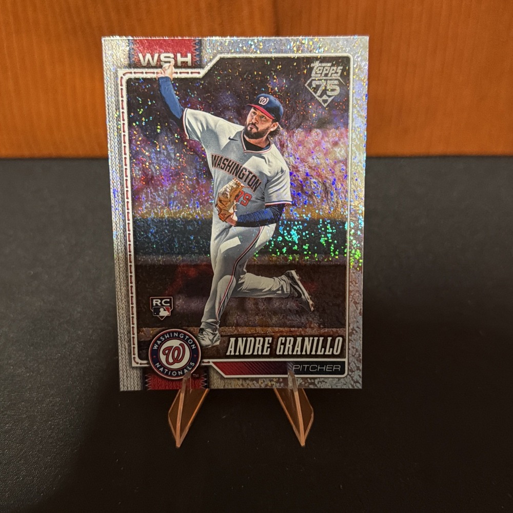 Andre Granillo Nationals Topps 2026 Series 2 #674 Silver Holo Foil Rookie